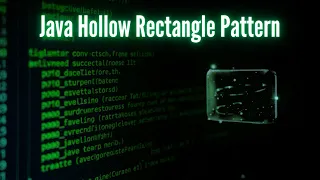 Hollow Rectangle Star Pattern in Java Pattern Programming Part-4