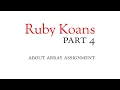 Part 4 - about array assignment
