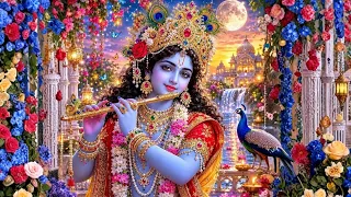 Krishna Flute Music for Positive Energy | Relaxing Meditation  music  Flute Music for Deep Sleep