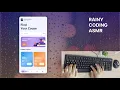ASMR Programming - Course App Dashboard No Talking Rain Ambience