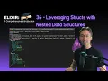 Elixir Full Course 34 - Leveraging Structs with Nested Data Structures