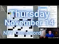 I made a puzzle like this 0 13 Thursday 24 New York Times Crossword