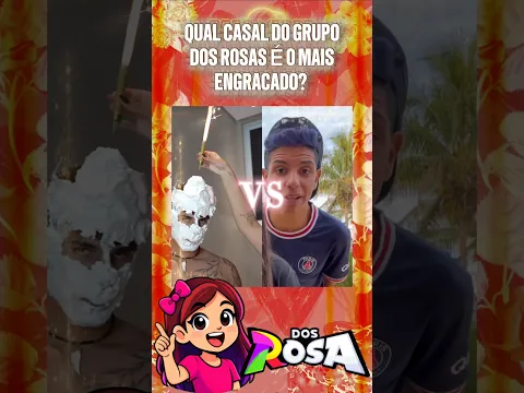 QUAL CASAL DOS ROSAS E O MAIS ENGRAÇADO?? #emillyvickof #leozinn077 #voidcaua #katlenof #dosrosas