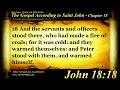 The Gospel of John Chapter 18 - Bible Book 43