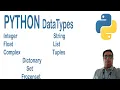 Python Data Type Integer Float Complex List Tuple String Set Frozenset