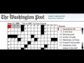washington post daily crossword