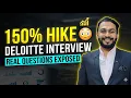 150 Salary Hike Deloitte Data Analyst Reveals EXACT Interview Questions Asked