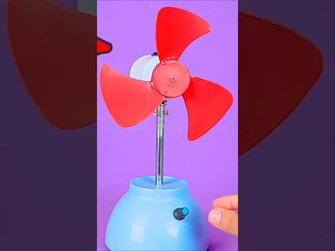 DIY Propeller for Fan made with Recycled Materials #inventions #diy #recycling