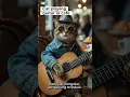 Lagu Cat playing guitar in cafe#shorts#short#shortvideo#cats#cat #story #funny #fypシ#fypシ゚viral#kontenai