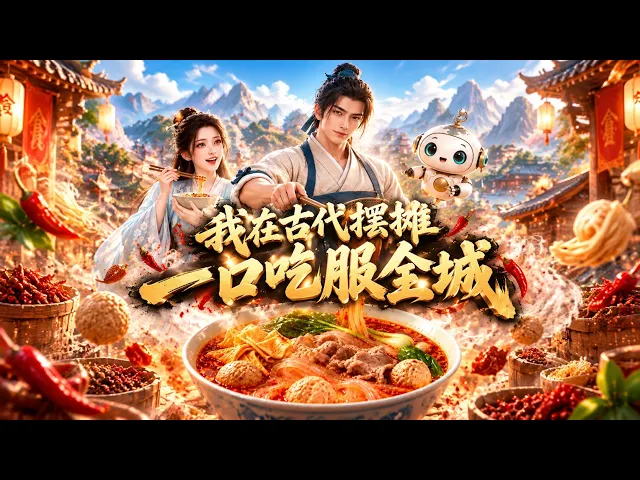 我在古代摆摊，一口吃服全城