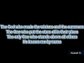 Chris Tomlin - God Who listens ft. Thomas Rhett (Lyrics)