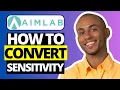How To Convert Sensitivity To Any Game in Aimlabs