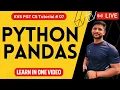 KVS PGT CS Day 07 Python Pandas Series DataFrame Object
