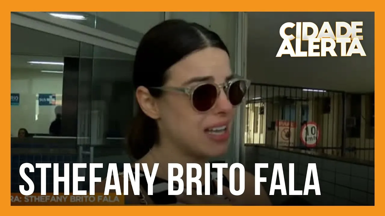 Emocionada, Sthefany Brito fala do irmão na saída de hospital: "Ele é um gigante"