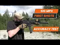 Sig MPX First Shots Accuracy Issues