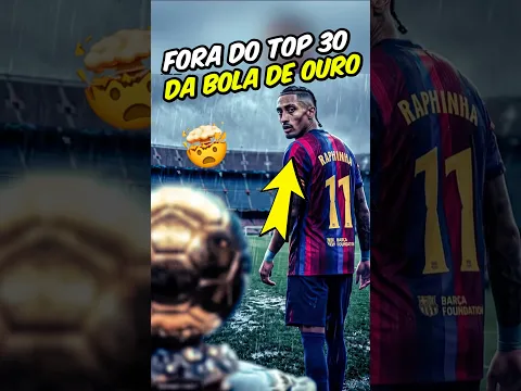RAPHINHA É ODIADO PELA BOLA DE OURO! FORA DO TOP 30😢🤬