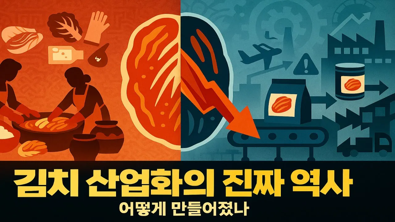 김치 전쟁  가정의 맛에서 기업의 전쟁터로