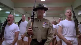 This is my rifle this is my gun this is for fighting and this is for fun Full Metal Jacket
