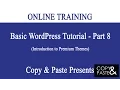 WordPress Tutorial Bangla Basic WordPress - Part 8 Introduction to Premium Themes