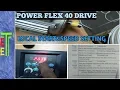 Power flex 40 drive local start setting