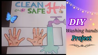 DIY Washing Hands Project For School Protect Hands From Germs Made By Aditi Aditi Yuvika 
