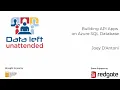 Joey D Antoni - Building API Apps on Azure SQL Database
