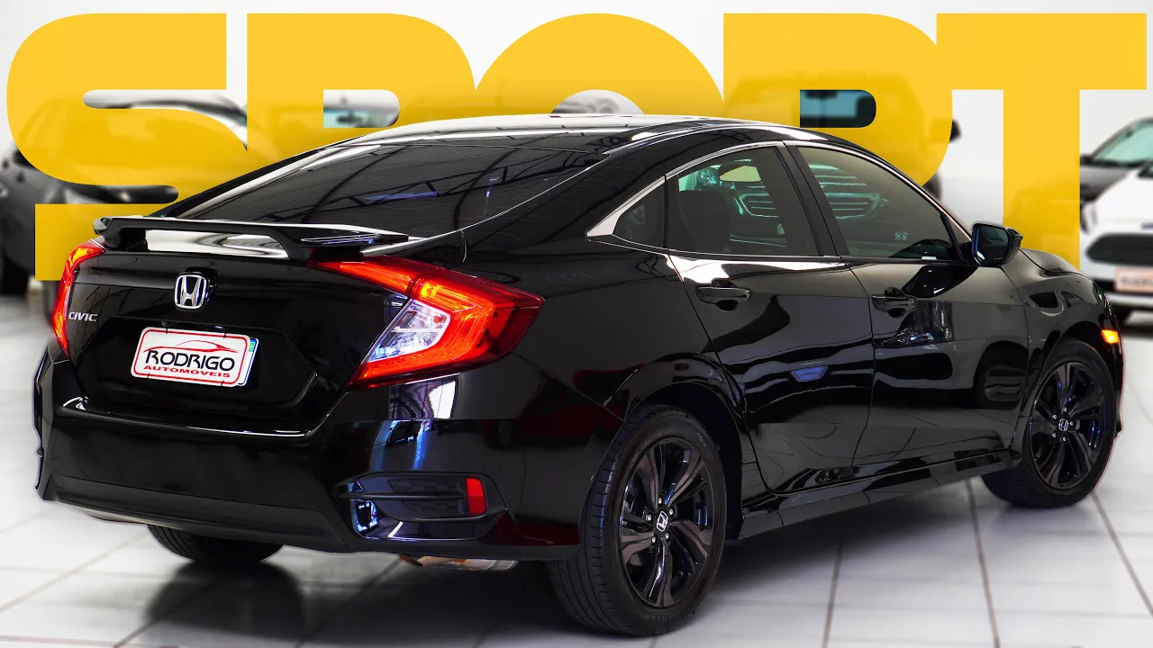 Honda CIVIC SPORT, a sua VERSÃO MAIS BARATA! SEDAN de RESPEITO em DOSE DUPLA na Rodrigo Automóveis!