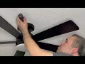 46 Flush Mount Ceiling Fan Remote APP Control Light