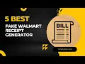 5 Best Walmart Receipt Generator Walmart Receipt Maker Walmart receipt logo