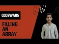 Filling an array part 1 Array from 0 to N N Whole Numbers in Array VC003