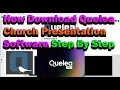 How to Download Install Quelea Church Presentation Software Step by Step Tutorial shortcutguide