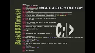 Basic Windows Batch Script Tutorial Part 1