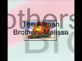 The Allman Brothers- Melissa (Lyrics in Video)