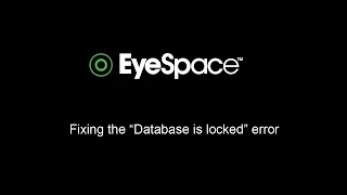 Fixing the Database is locked error