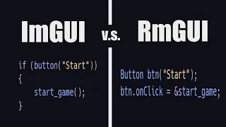 Imgui vs Rmgui for games - which is better