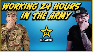 Working for 24 hours in the Army on CQ Staff Duty