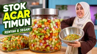 cukup sekali bikin acar segar ini bisa jadi stok di kulkas 
