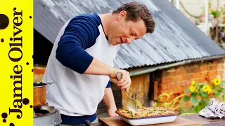Feta and Spinach Filo Pie | Jamie Oliver. 