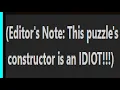 a crossword but it has editor s complaints all over it