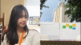 UT Austin Orientation VLOG Campus tour animals roaming class registration and more