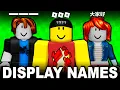 UPDATED DISPLAY NAME TRICKS ARE SO EASY NOW Roblox Logo Japanese Chinese Spaced