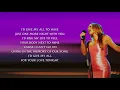 Mariah Carey - My All [Live Instrumental w/ Backing Vocals] (Pavarotti Orchestral Version)