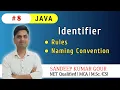 Identifiers in JAVA Rules for identifier Naming convention in JAVA