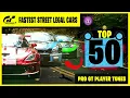 Top 50 FASTEST Road Cars in GT7 - Updated 2025 50 SETUPS