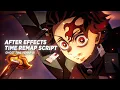 Anime Time Remap Script Batch Renderer After Effects Editing Script