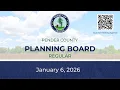 January 06 2026 Planning Board Meeting