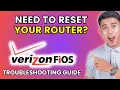 How to Reset Verizon Fios Router 2025 Method