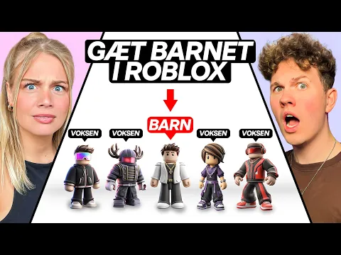 Video Thumbnail: 1 BARN vs 5 hemmelige VOKSNE i Roblox!