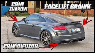 TT FULL NAPAKOVAN! FACELIFT BRANIK + DIFUZOR I CRNI ZNAKOVI!