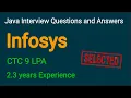 Infosys Java 8 Coding Interview Questions and Answers